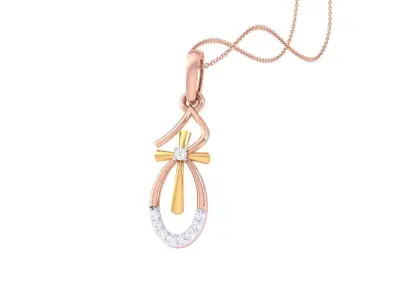 Jesus Holy Cross Spiritual Pendant 3D print model