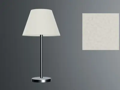 modern office lamp Low-poly 3D model