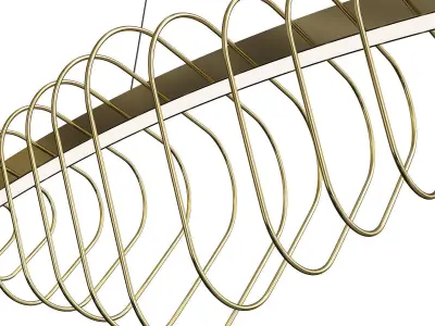 Whale MM Lampadari Low-poly 3D model