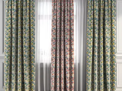 Curtain Set 239 3D model