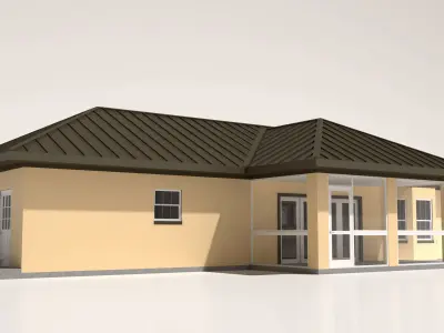 House-007 - Low Poly 3D model