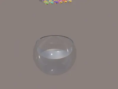 Marble ball 3D model