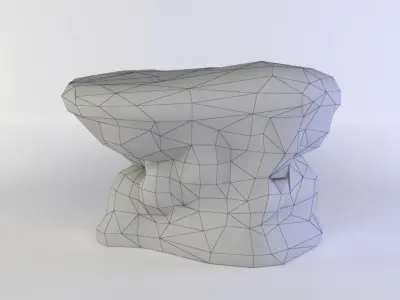 Earth platform Low-poly 3D model get