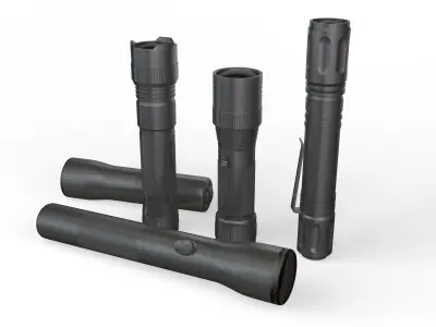 Flashlights Set  3D model