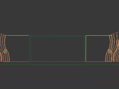 Concert party carnival stage 76 3D model