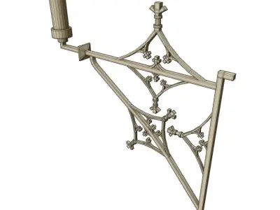 Candle stand 3D model 3D model