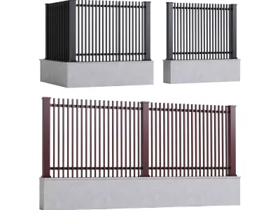  Fencing 40 3D model
