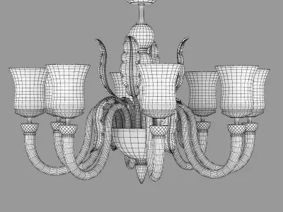 804080 Petalo Lightstar Chandelier   3D model