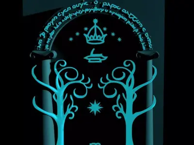 Doors of Durin 3D print model