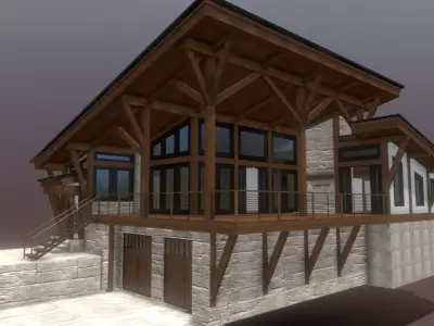 Superfuntimes Incomplete Fancy Cabin 3D model