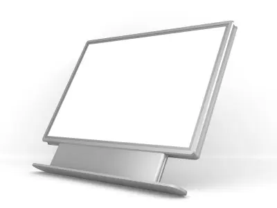 Square Street Billboard 3D model