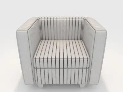 Sofa 1 Seater 13 3D model