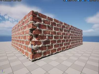 MODULAR WALL Low-poly 3D model purchase