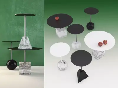 Knockout tables Free 3D model