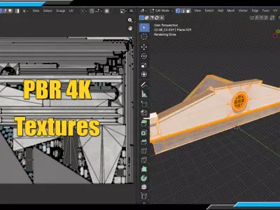 Building Architecture Element Textured Base Mesh 12 Free low-poly 3D model