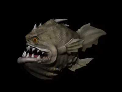 Angler Fish 3D print model