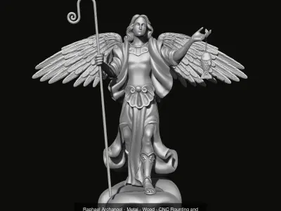 The Four Archangels  3D Model Pack