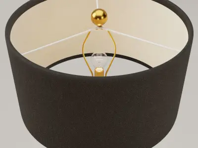 Elektrolamp Low-poly 3D model