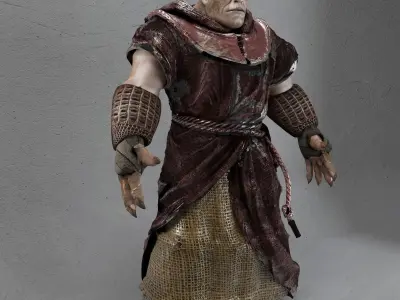 DoomBringer V2 Low-poly 3D model