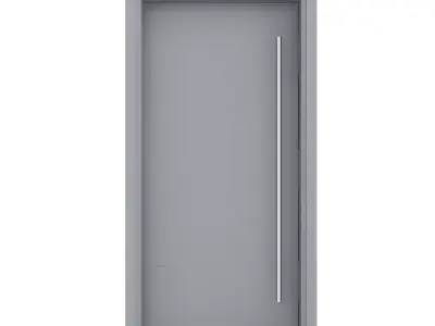 Metal Front Door 3D model