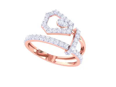  Women Ring MTL 3dm STL OBJ FBX Details 3D print model 80
