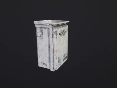 Old Fusebox  PBR  Free low-poly 3D model