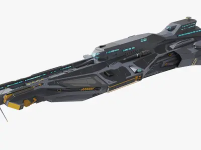  Battle Spaceship Grey 