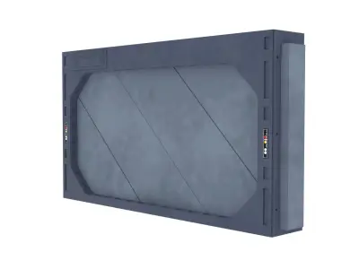 Death Star Blast Door large - 1-12 scale Blackseries 3D print model