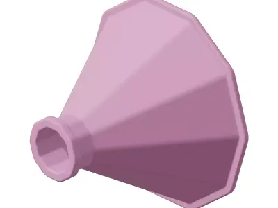 Plastic Exquisite Lamp Reflector Toy 3D model