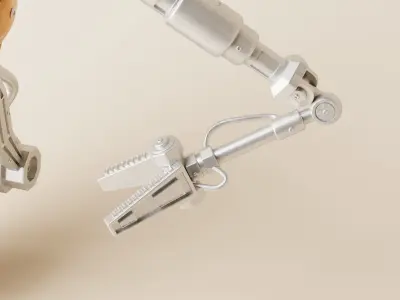 Robot V14 Low-poly 3D model