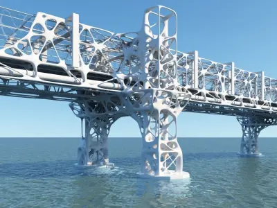Future Bridge 02 3D model