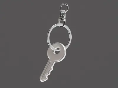 Key ring Low-poly 3D model