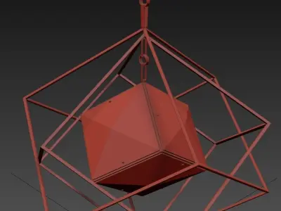 Jonathan Browning Camus Chandelier 3D model