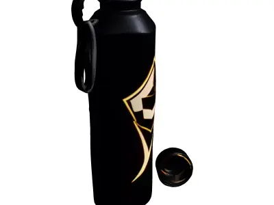 Futuristic Sports Water Bottle Low-poly 3D model