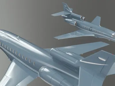  Dassault Falcon 900 Business Jet Grey No Chassis 