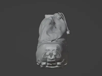 Sneakers Concept Salomon Low-poly 3D model