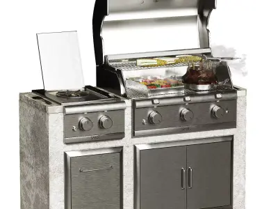 Saber Grill 3D model