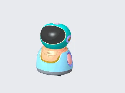 Alpha robot 3D print model