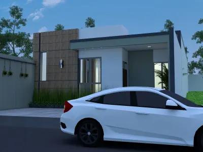 exterior home 3D model purchase