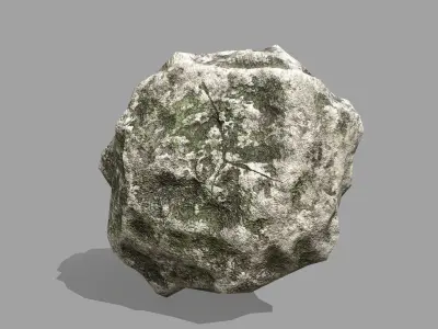 Rock Set Low-poly 3D model 21