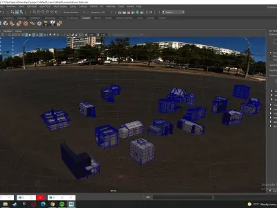 Low Poly House Pack Low-poly 3D model