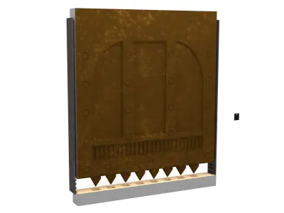 Rancor Cave Door 1-6 scale Hottoys 3D print model