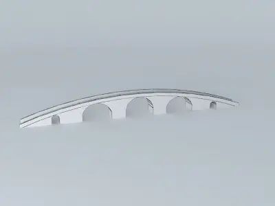Roman bridge in El Ejido Free 3D model