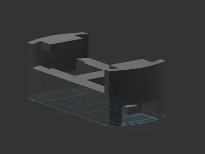 Ikea dishwasher sliding door spare part Free 3D print model