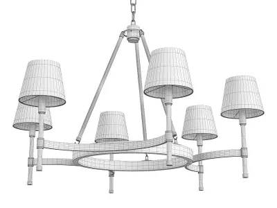 KATIE CHANDELIER Low-poly 3D model