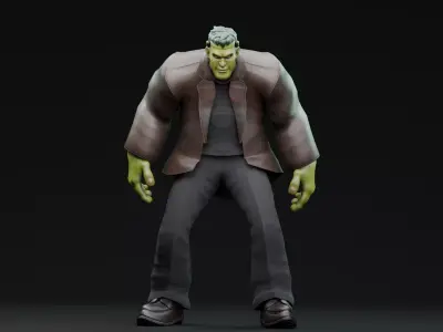 Halloween Characters - Bundle Edition Low-poly 3D model