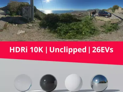 Hdri - Sea Mountains And Panorama Texture