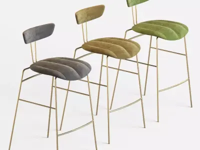 Ayla Barstool 3D model