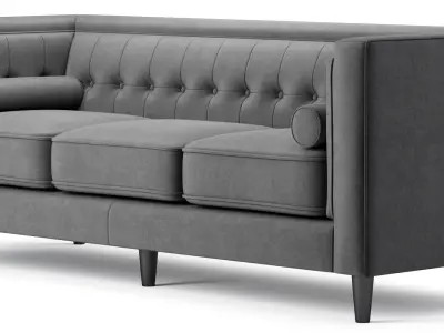 Taylor Velvet Sofa Meridian Furniture 3D model