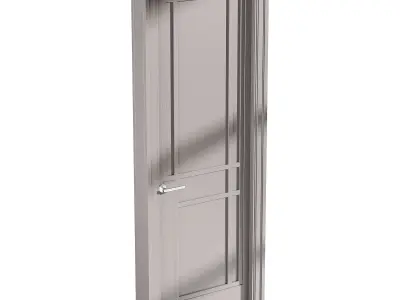 Modern entrance door 53 3D model